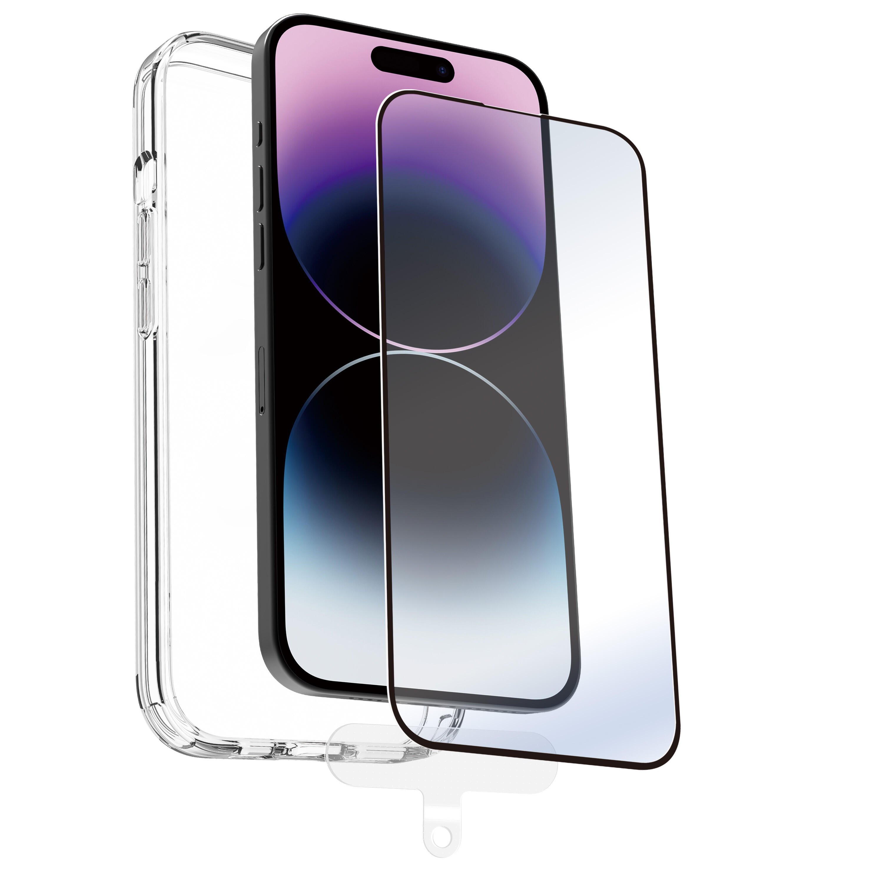 Funda shockproof 2M Apple iPhone 15 Pro Max + protector de pantalla 3/4