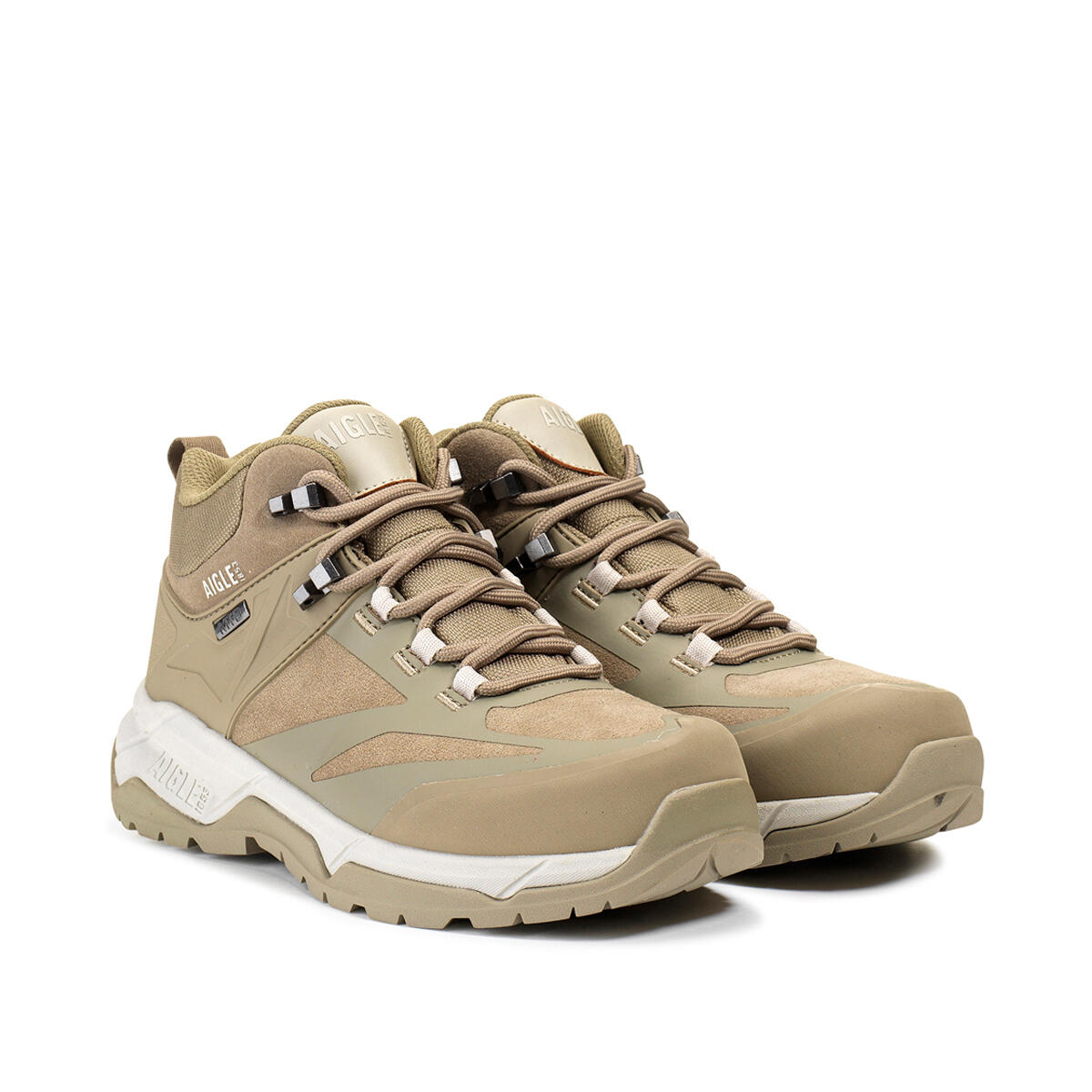 Chaussure de marche montante ultra légère imperméable PALKA MTD Homme Beige 2/4