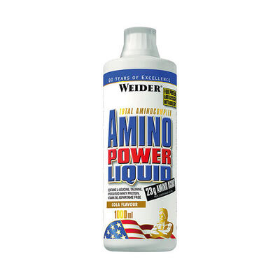Weider amino power liquid (1000ml) mandarine - aminozuren - aminozuur-mix