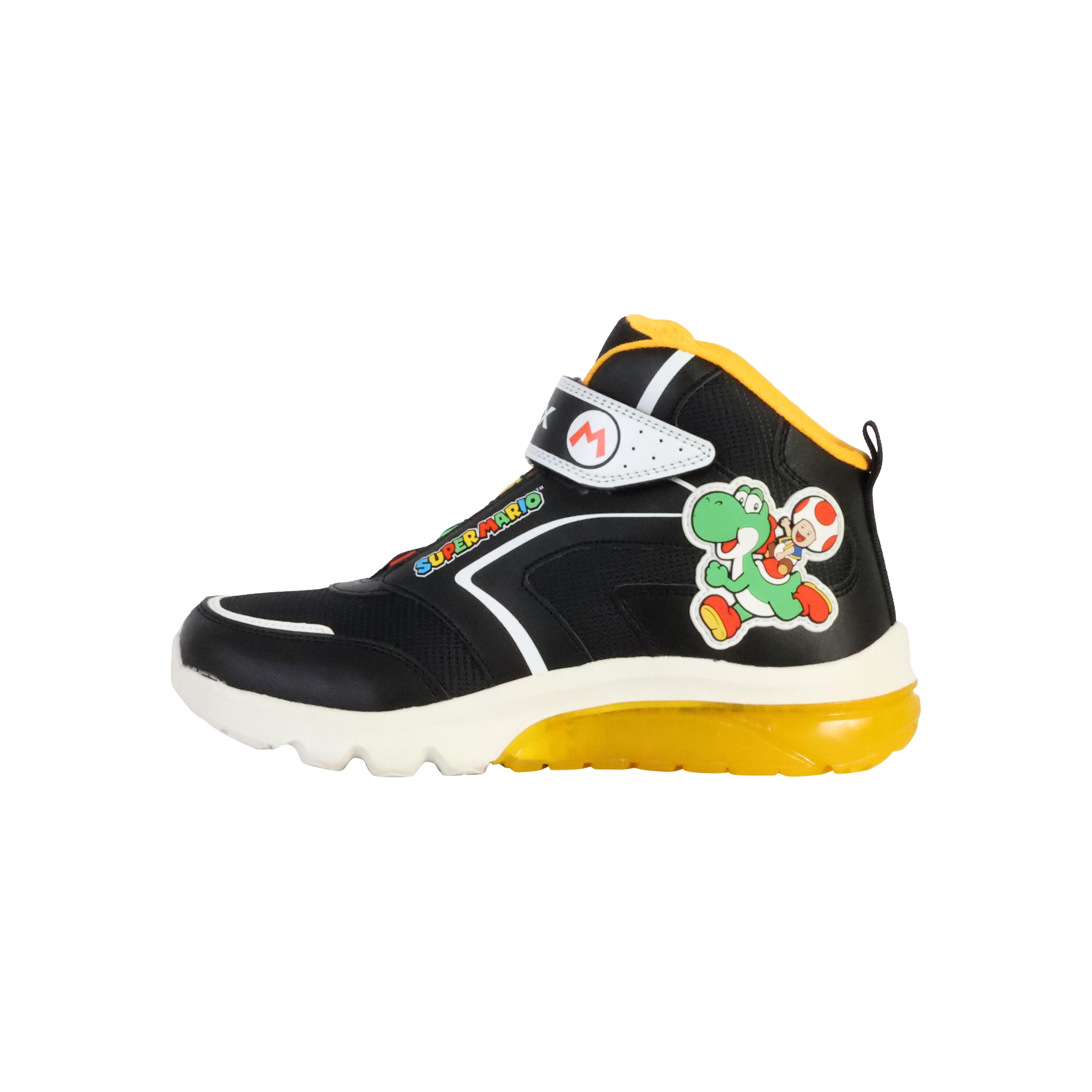 Geox - Basket Montante Enfant À Scratches Geox Ciberdron - Baskets - Jaune|noir - 38 - Decathlon