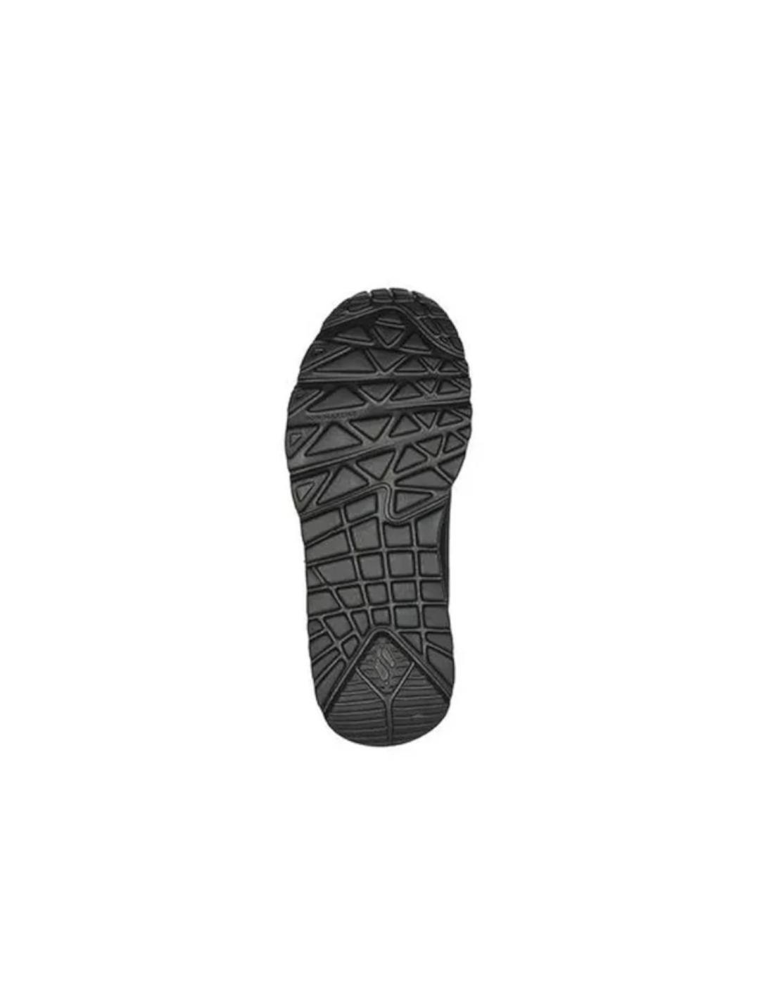 Chaussures pour fille Skechers Uno Lite Metallic Love Noir 4/5