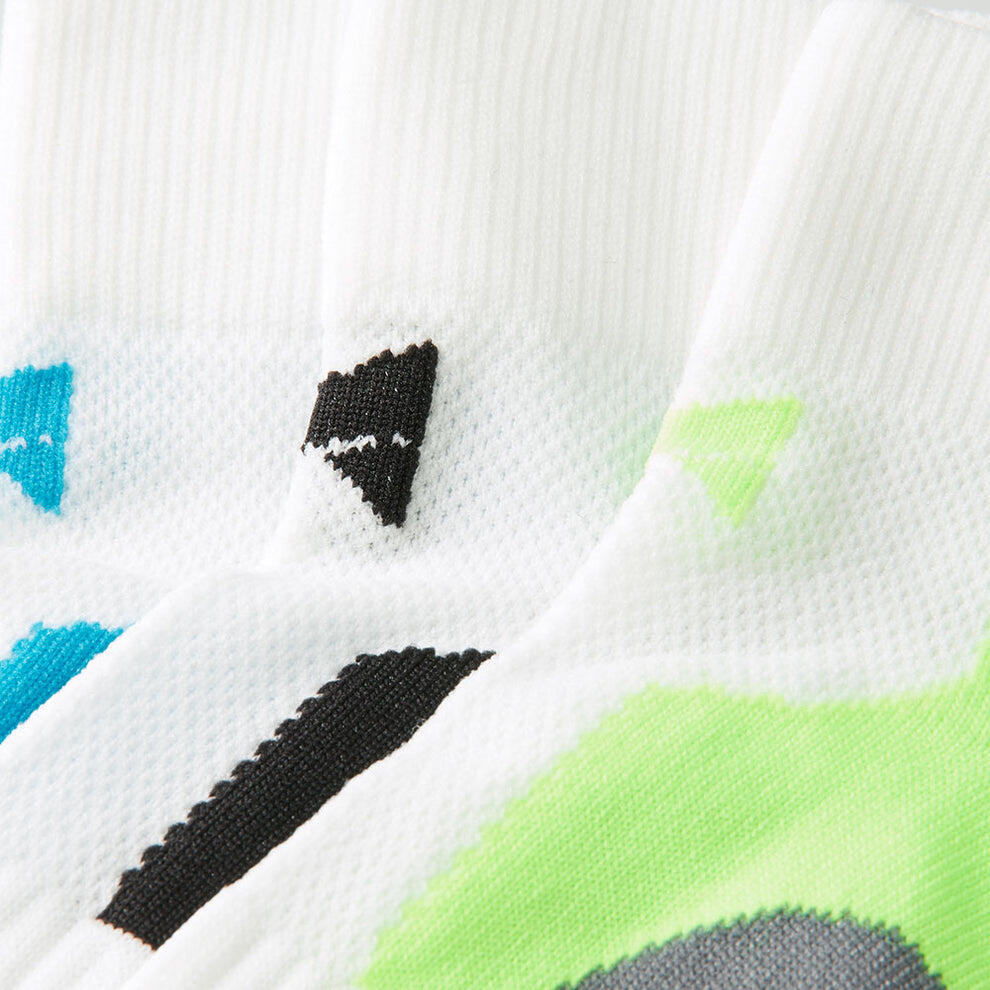 Xtreme - Chaussettes de cyclisme - Multi Blanc - 3 paires - Chaussettes de 5/7