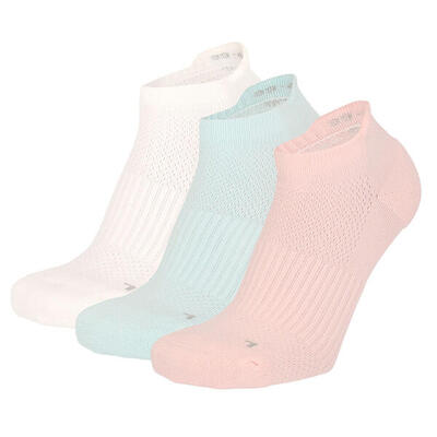 Xtreme - fitness sneaker sokken - unisex - multi pastel - 3-paar - sneaker
