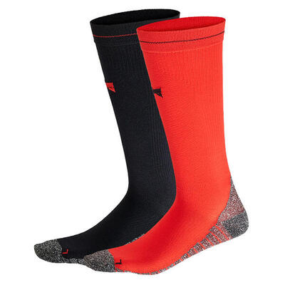 Xtreme - compressie sportsokken - unisex - multi zwart - 2 paar- hardloopsokken