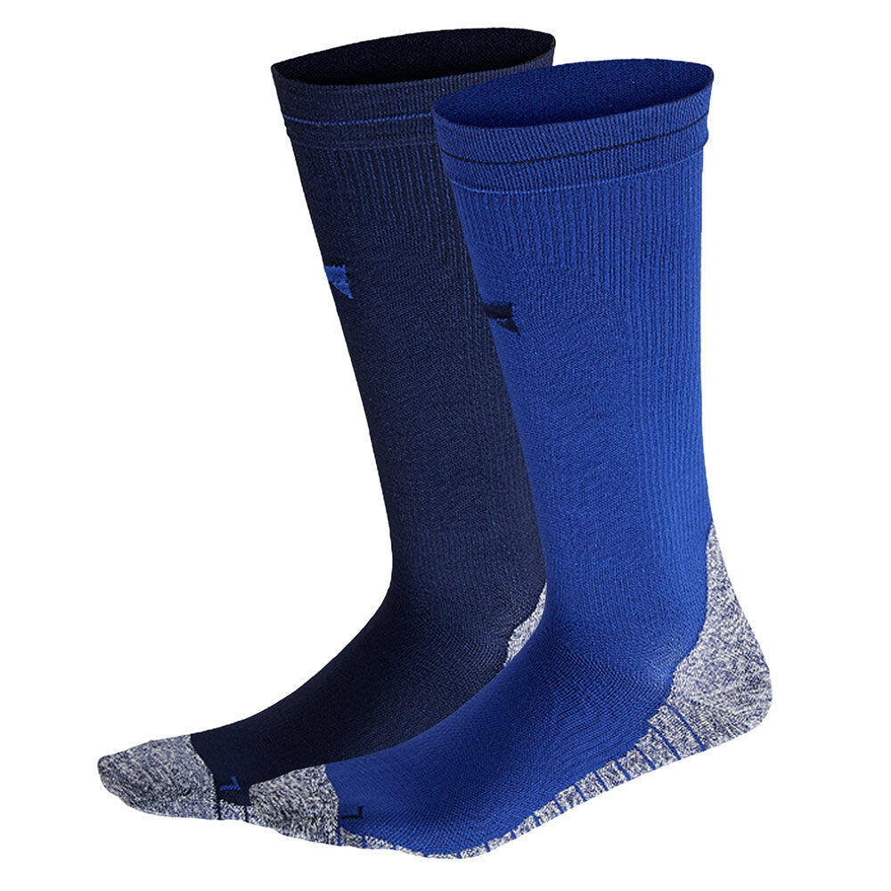 XTREME Xtreme – Kompressions-Sportsocken – Unisex – Multi-Blau – 2 Paar – Laufsocken