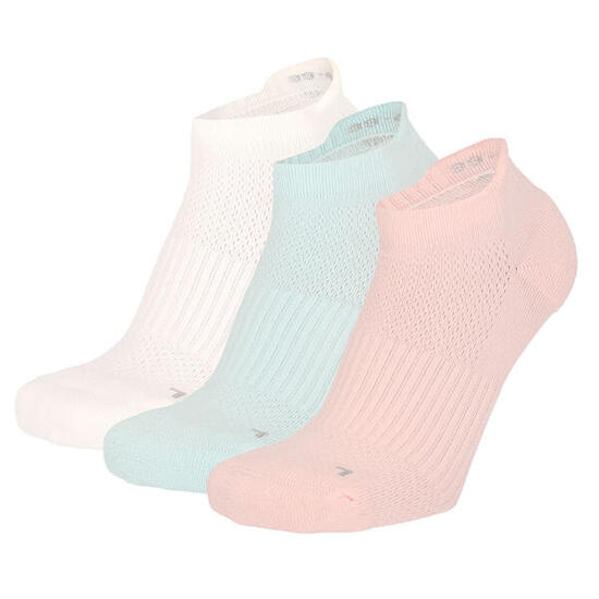 Xtreme - Chaussettes pour baskets fitness - Unisexe - Multi Pastel - 3 paires -