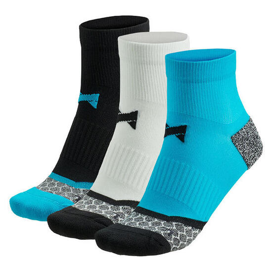 Xtreme – Laufsocken – Unisex – Multi-Blau – 3 Paar – Sportsocken