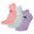 Xtreme - Chaussettes de yoga - Unisexe - Multi Pastel - 3 paires - Chaussettes