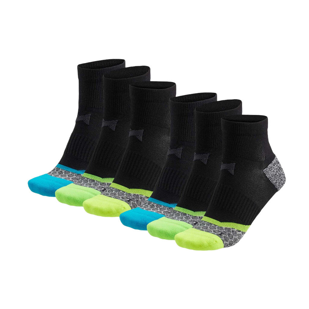 Xtreme - Hardloopsokken - Unisex - 6-Pack - Zwart - Hardloopsokken heren