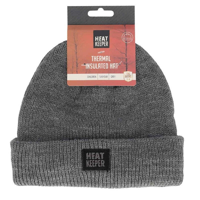 Heatkeeper - Chapeau Thermique Enfant - Coupe-Vent/Imperméable - Gris - 1 Pièce