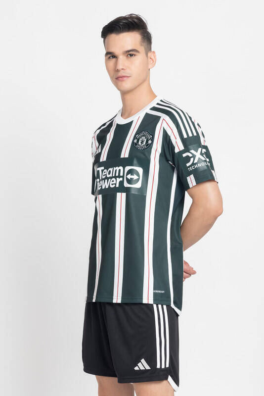 Adidas MUFC A JSY Men Football Jersey Green -  3