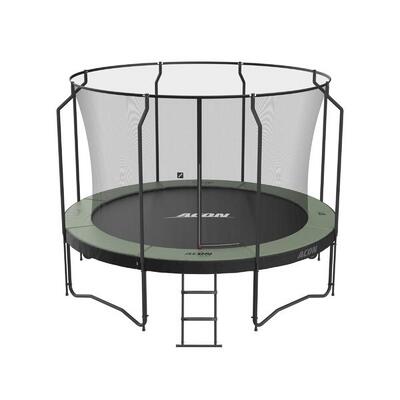 Air 3.7 m Rundes Trampolin mit Premium-Netz und Leiter