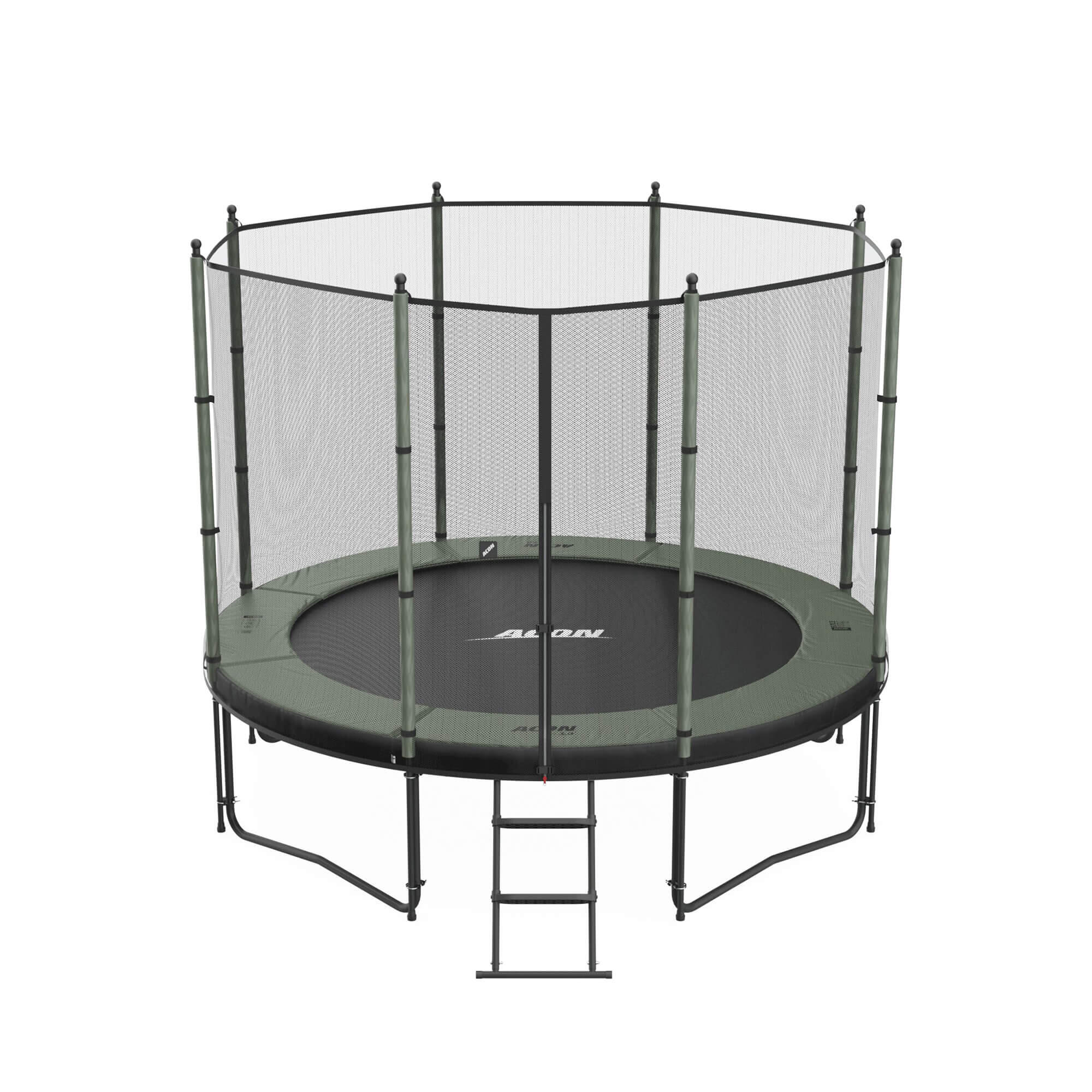Air 3,0 m Rundes Trampolin mit Standardnetz und Leiter 1/7