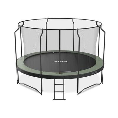 Air 4.3 m Rundes Trampolin mit Premium-Netz und Leiter