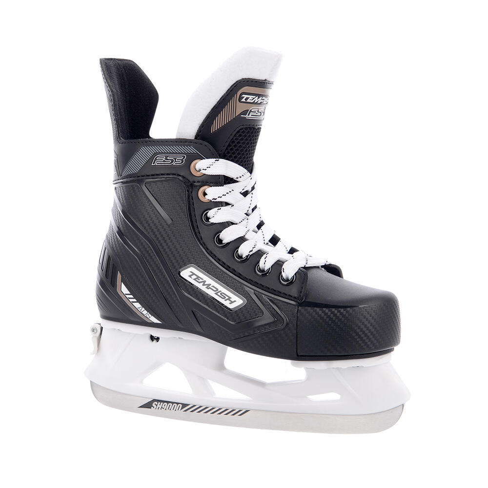 Tempish - Tempish - Fs3 - Patins De Hockey Sur Glace - Enfants - 31-34 - Patins De Hockey - Blanc|jaune|noir - 31/34 - Decathlon