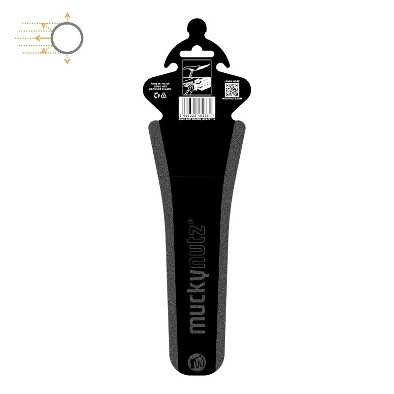 MUCKY NUTZ Mucky Nutz Reflective Road Butt Fender Rear Mudguard Gravel Commuter