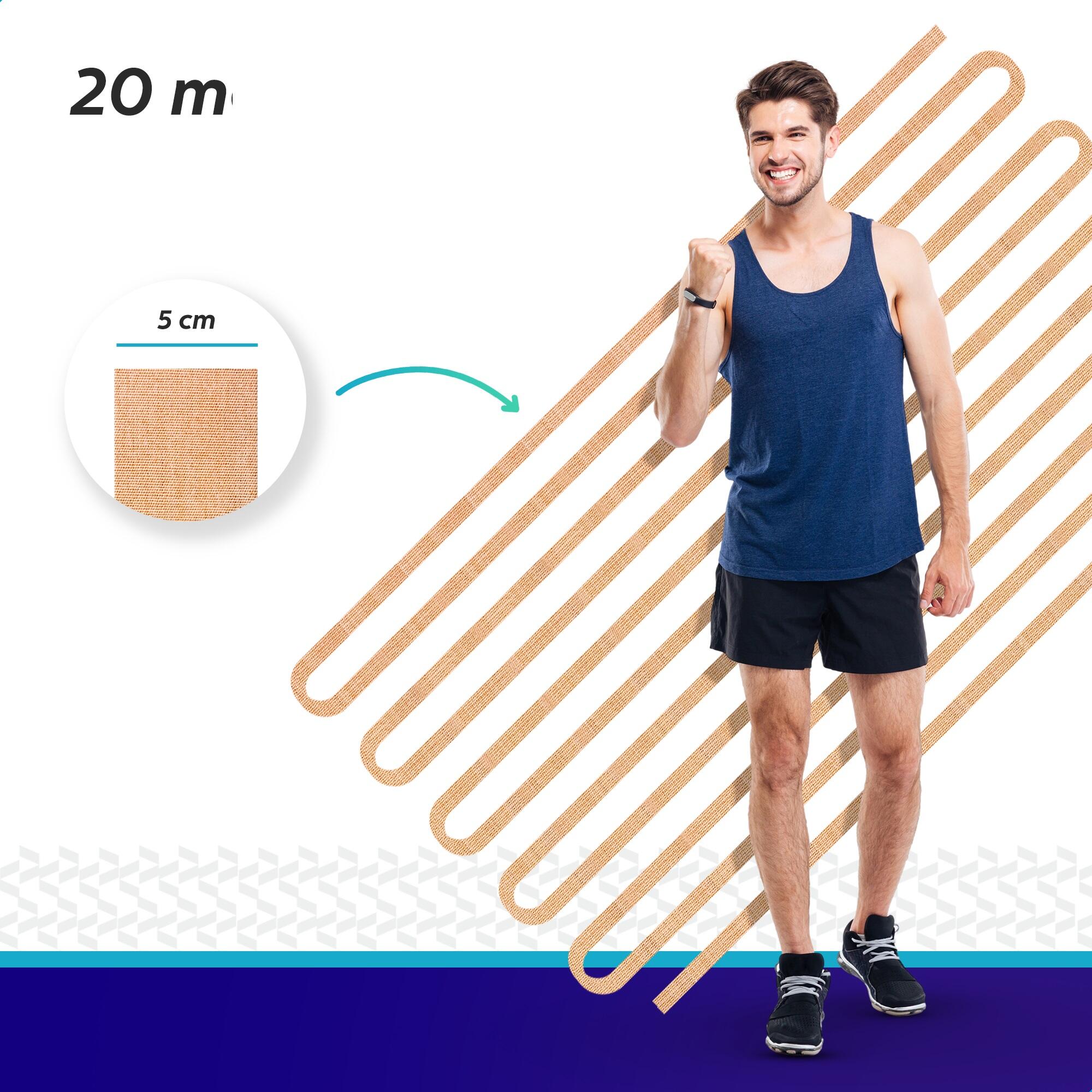 XL 20M Kinesiotape - Sporttape - Fysiotape tegen blessures - Kenesiologie tape 4/5