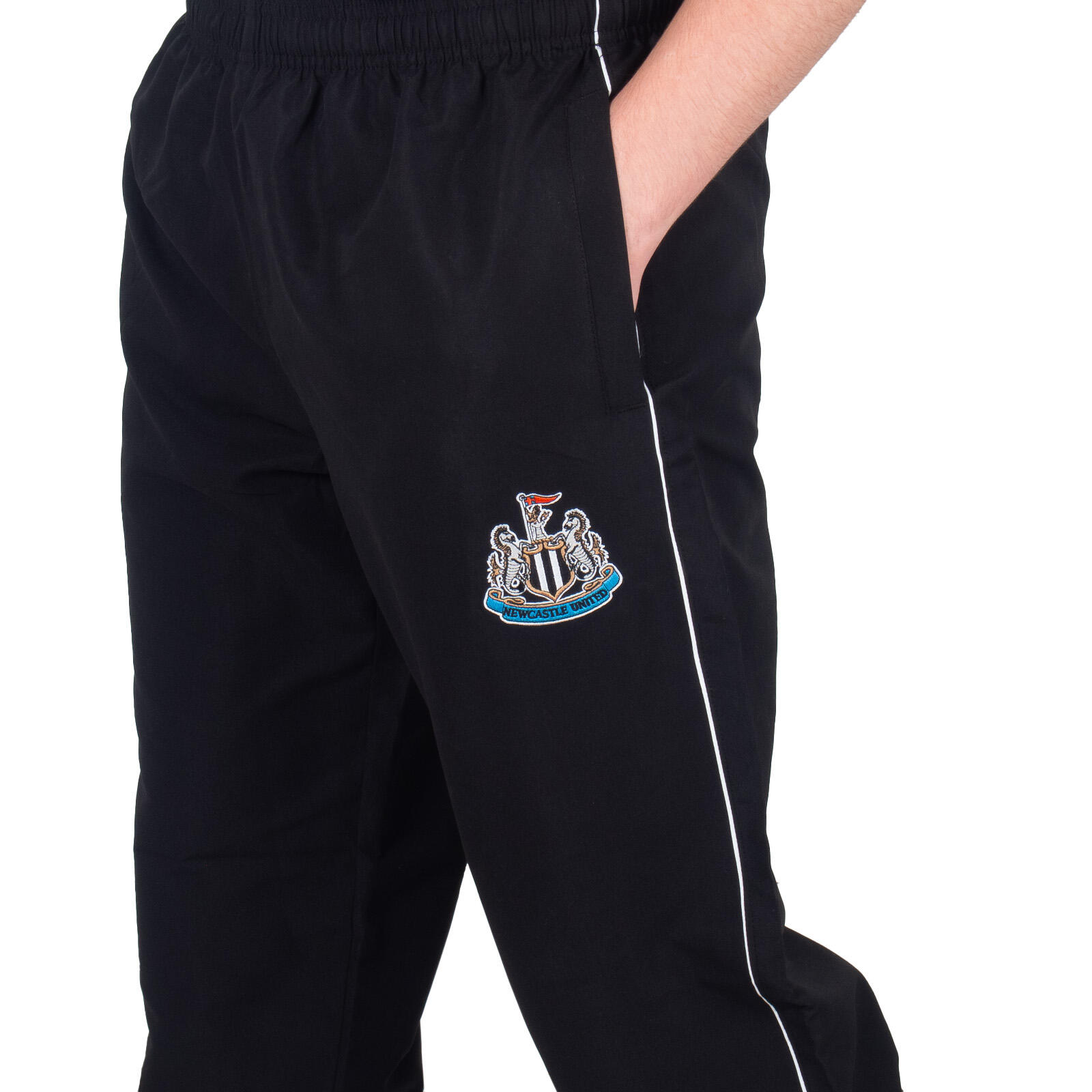 Newcastle United Mens Tracksuit Jacket & Pants Set OFFICIAL Football Gift 7/7