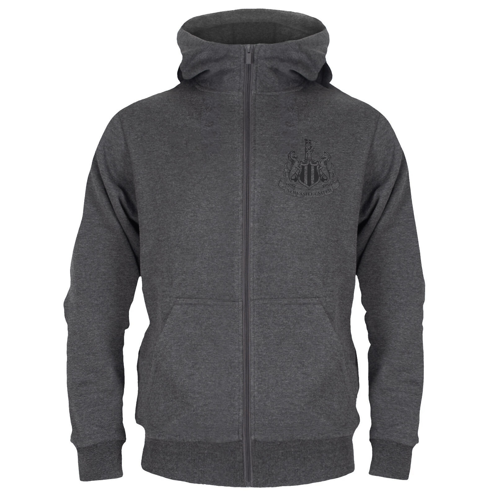 NEWCASTLE UNITED Newcastle United Boys Hoody Zip Fleece Kids OFFICIAL Football Gift