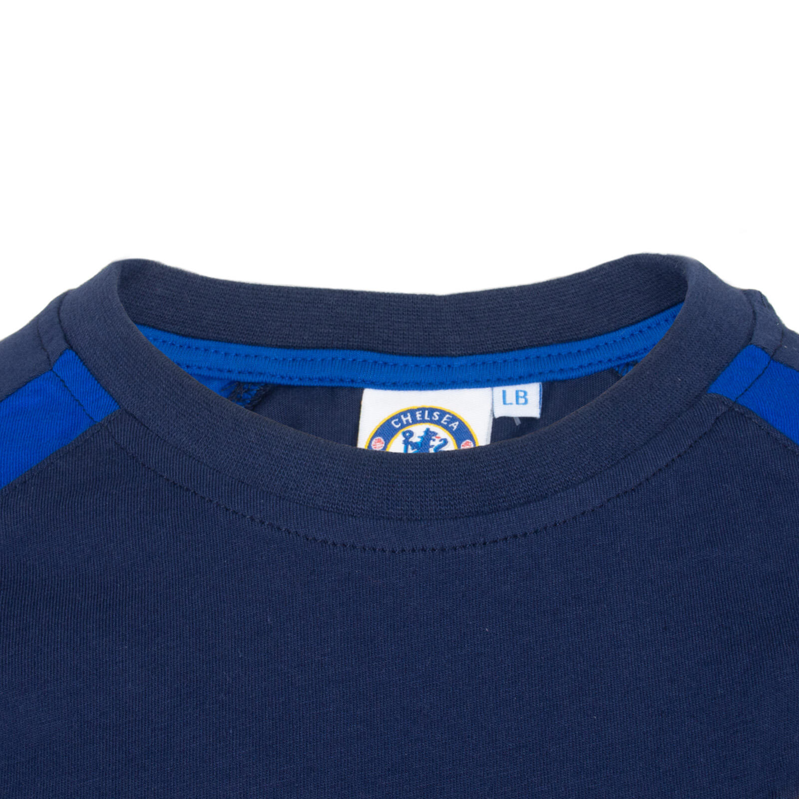 Chelsea Boys T-Shirt Cotton Panel Crest Kids OFFICIAL Football Gift 4/5