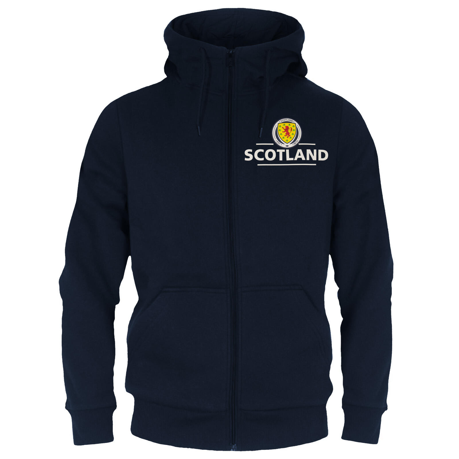 Scotland Mens Hoody Zip Fleece Adults OFFICIAL Football Gift 1/5