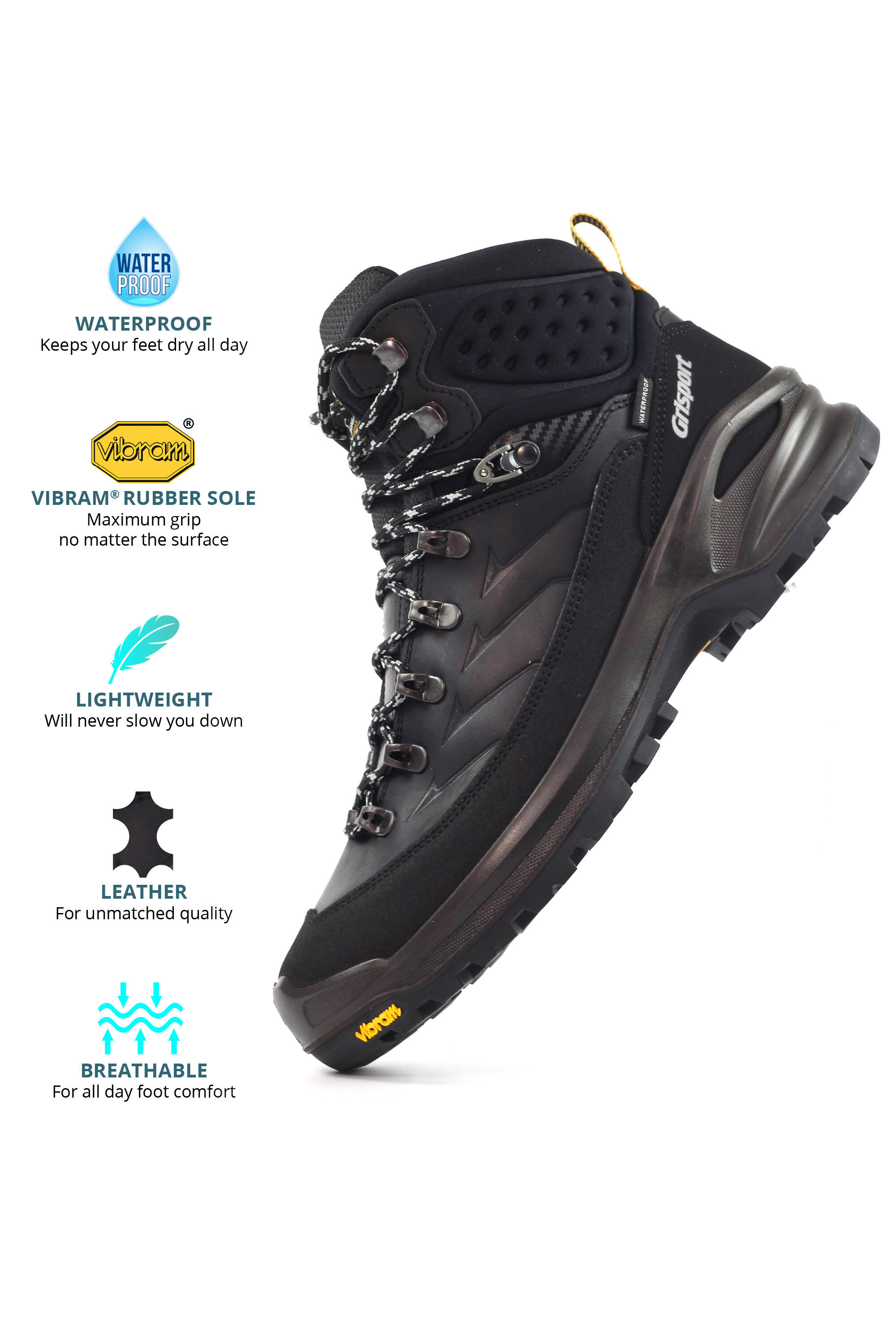 Chieftain Mens Lightweight Hiking Boot 2/7