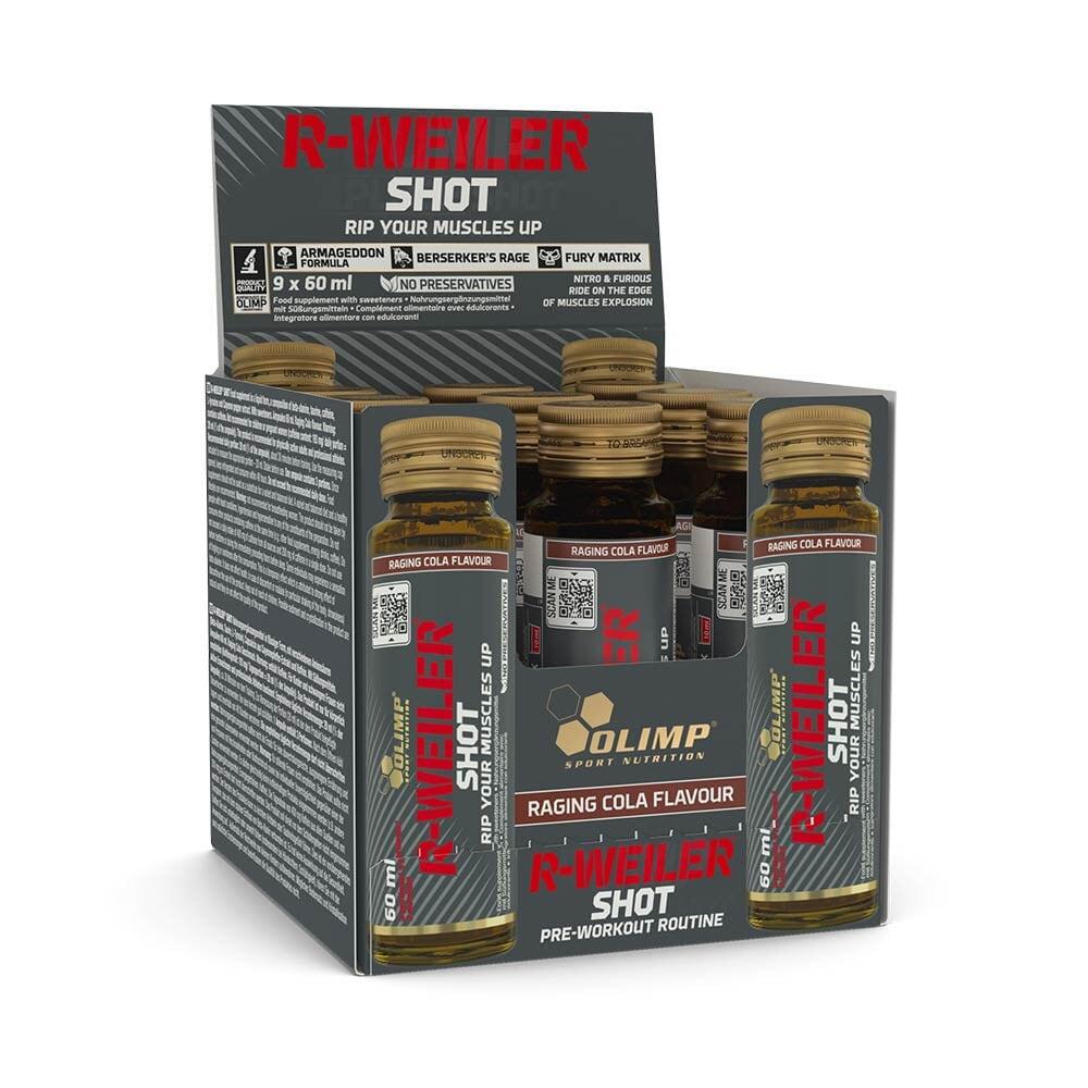 Olimp Sport - Shooters Énergétiques | Boîte R-weiler Shot (9x60ml) | Cola - Complément Alimentaire - No Size - Decathlon