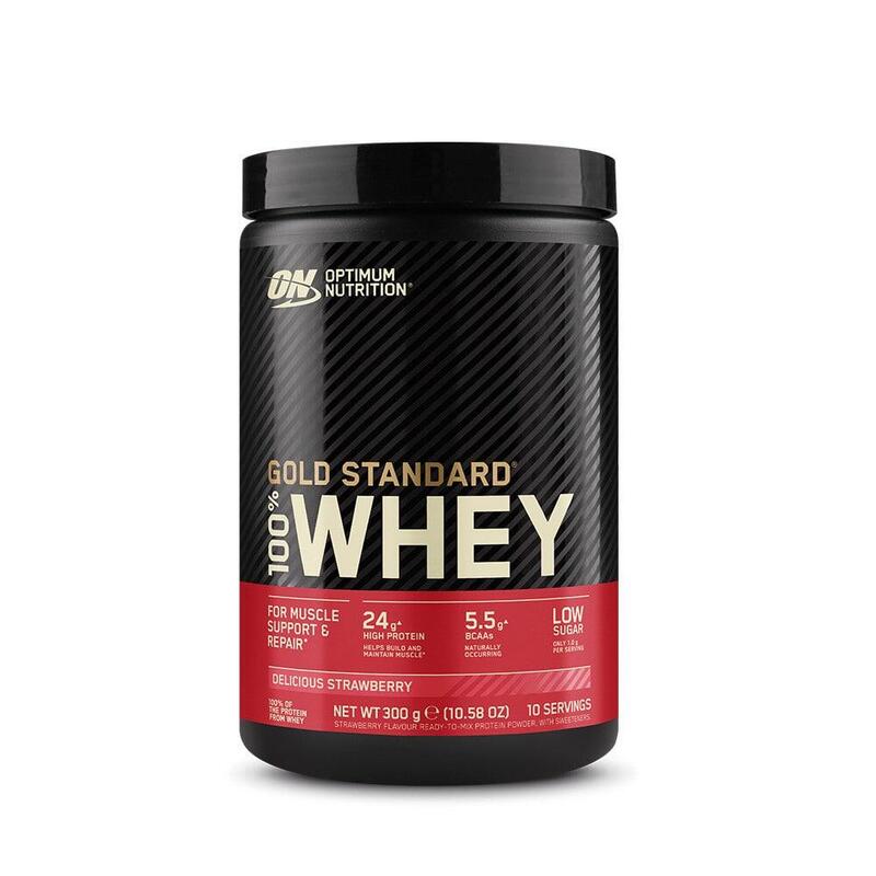 Wei-eiwit - 100% Wei Gold Standard (300g) - Aardbei