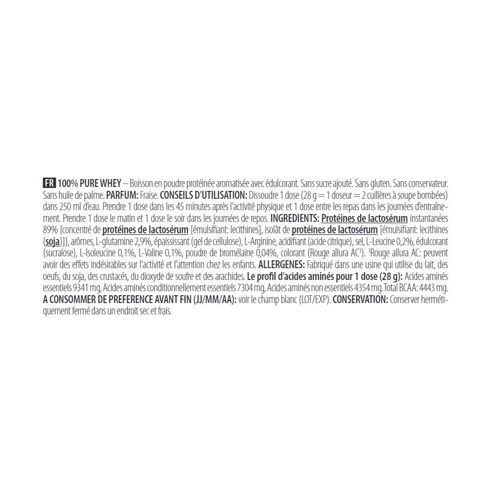 Wei-eiwit - 100% Pure Whey (4kg) - Aardbei 2/4