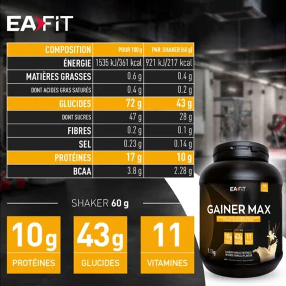 Gainers | Gainer Max (1,1kg) | Vanille Noisette 2/7