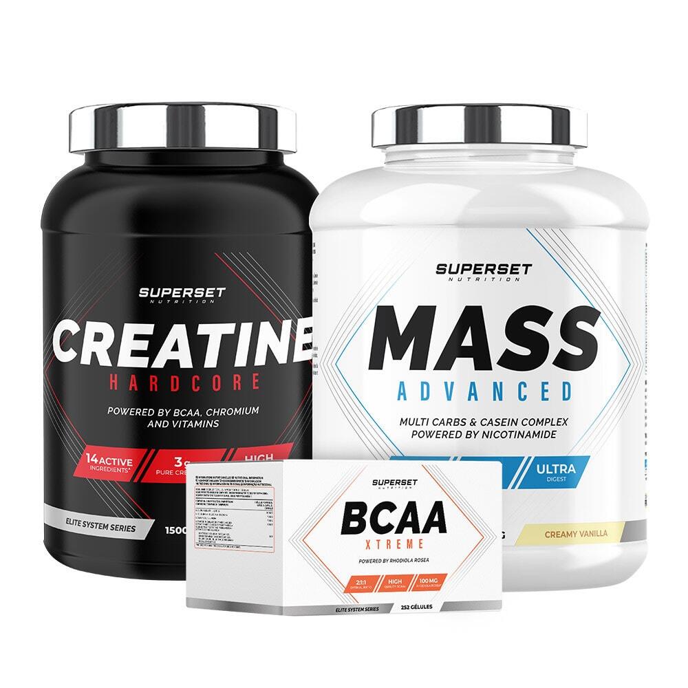 SUPERSET NUTRITION Bevestigd Masse Programma - Gainer - Creatine - BCAA
