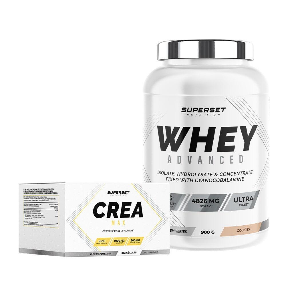 SUPERSET NUTRITION Geavanceerd programma voor droge spieropbouw - wei-eiwit - creatine