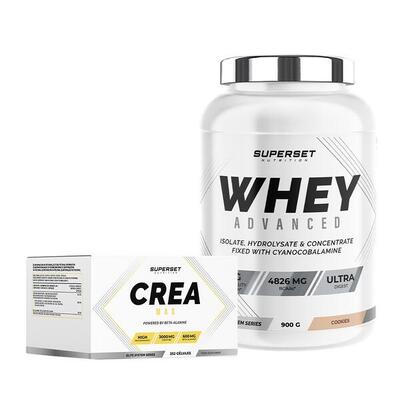 Geavanceerd programma voor droge spieropbouw - wei-eiwit - creatine