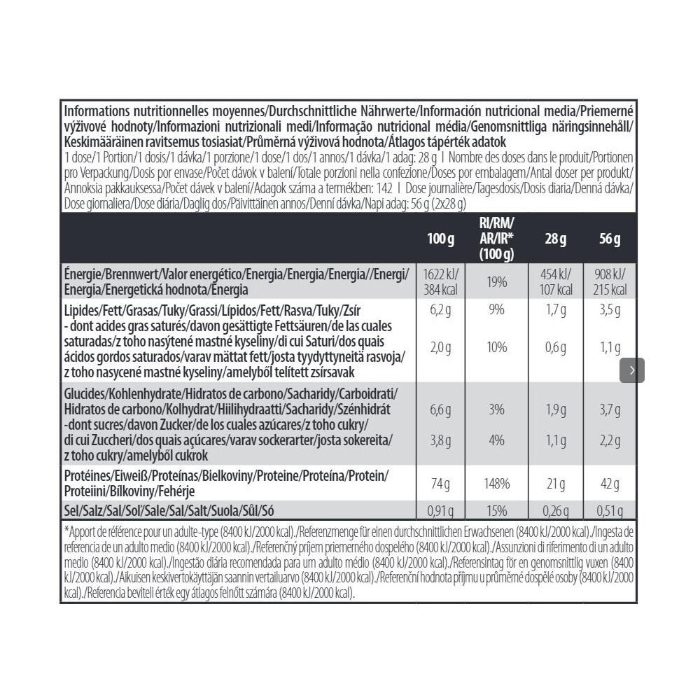 Wei-eiwit - 100% Pure Whey (4kg) - Aardbei 3/4