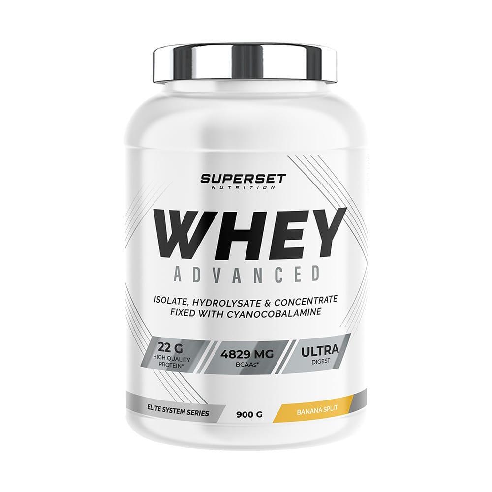 SUPERSET NUTRITION Wei-eiwit - 100% Wei Protein Advanced (900gr) - Bananasplit