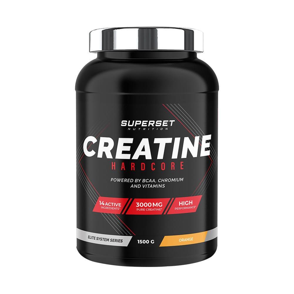 SUPERSET NUTRITION Creatines - Creatine Hardcore (1.5kg) - Oranje