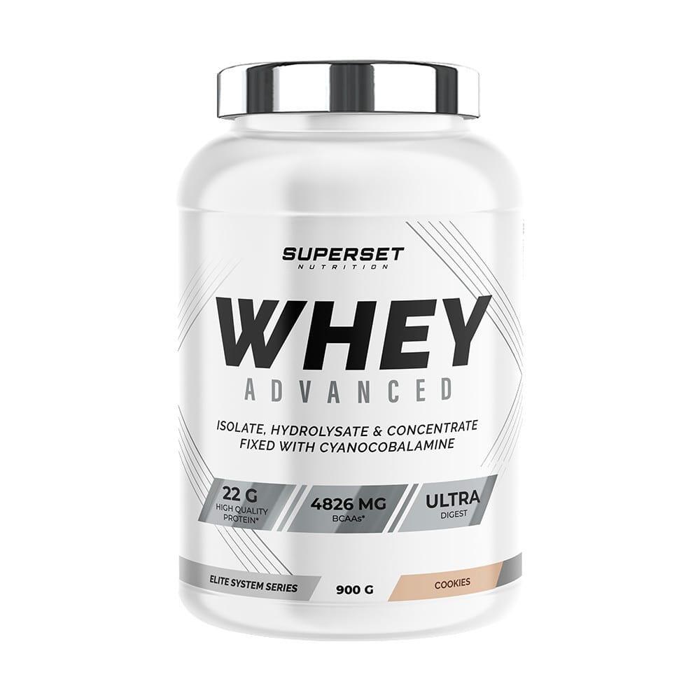 SUPERSET NUTRITION Wei-eiwit - 100% Wei Protein Advanced (900gr) - Cookies