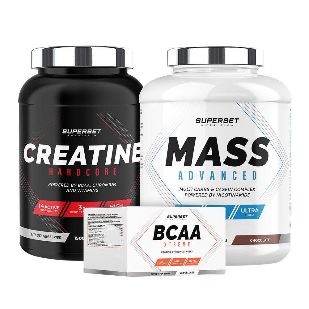 SUPERSET NUTRITION Bevestigd Masse Programma - Gainer - Creatine - BCAA