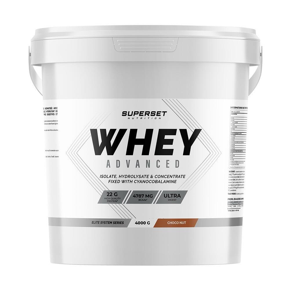 SUPERSET NUTRITION Wei-eiwit - 100% Wei-eiwit Advanced (4kg) - Nutella