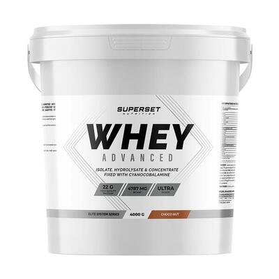 Wei-eiwit - 100% whey proteine advanced (4kg) - nutella