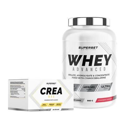 Geavanceerd programma voor droge spieropbouw - wei-eiwit - creatine