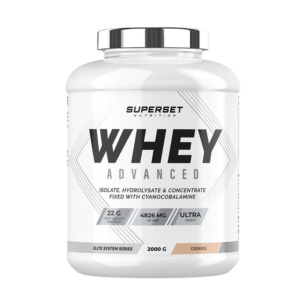 SUPERSET NUTRITION Wei-eiwit - 100% Wei Protein Advanced (2kg) - Cookies