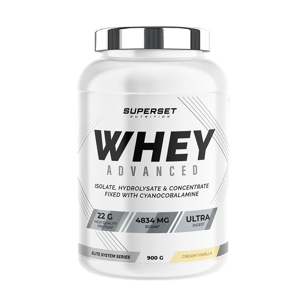 Wei-eiwit - 100% Wei Protein Advanced (900gr) - Romige Vanille 1/6