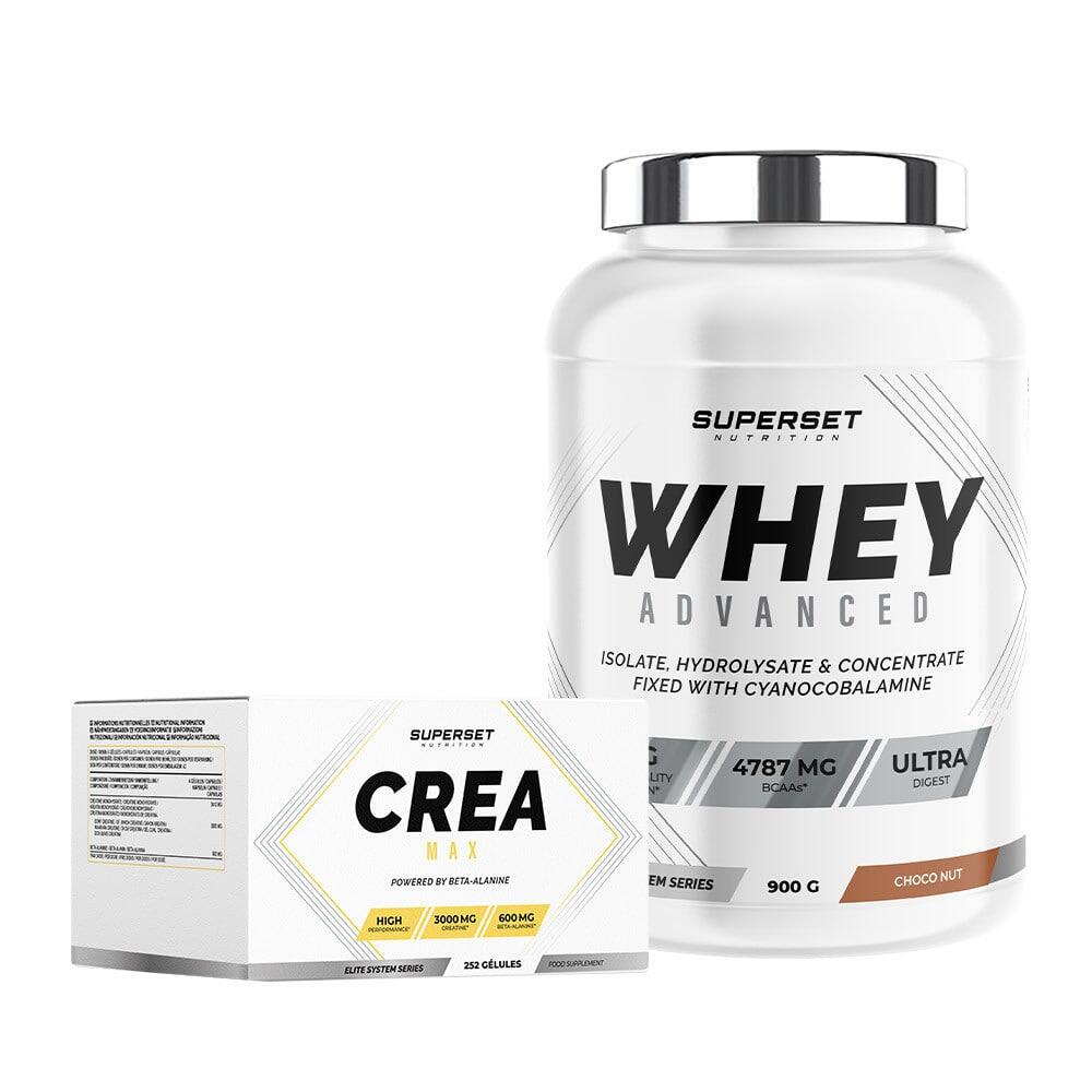 SUPERSET NUTRITION Geavanceerd programma voor droge spieropbouw - wei-eiwit - creatine