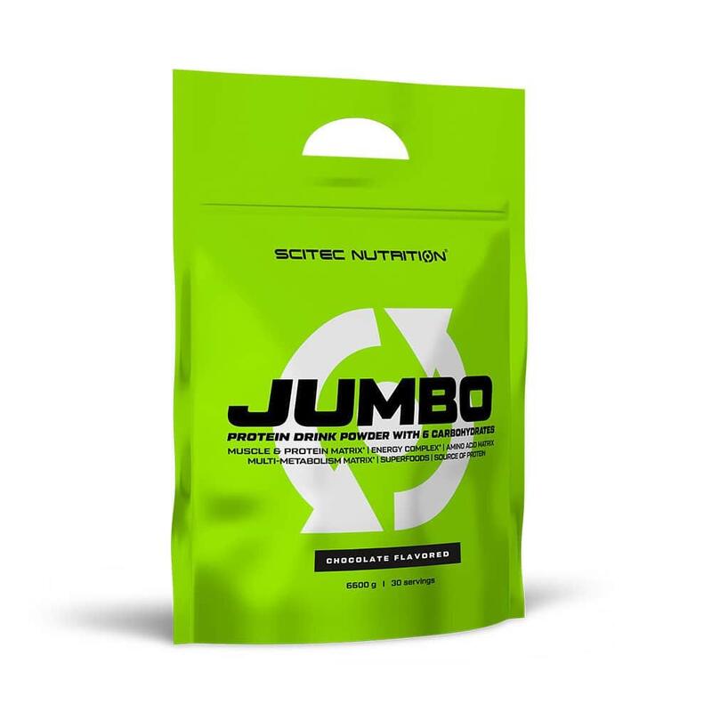 Gainers | Jumbo (6.6kg) | Chocolate Promoção                      3 cores disponíveis
 61,90€ 69,90€ -11%    * 06/06/2025 até rutura de stock  Preço por quantidade 17,20€kg SCITEC NUTRITION Gainers | Jumbo (6.6kg) | ChocolateVendido e expedido por: FitnessZone  