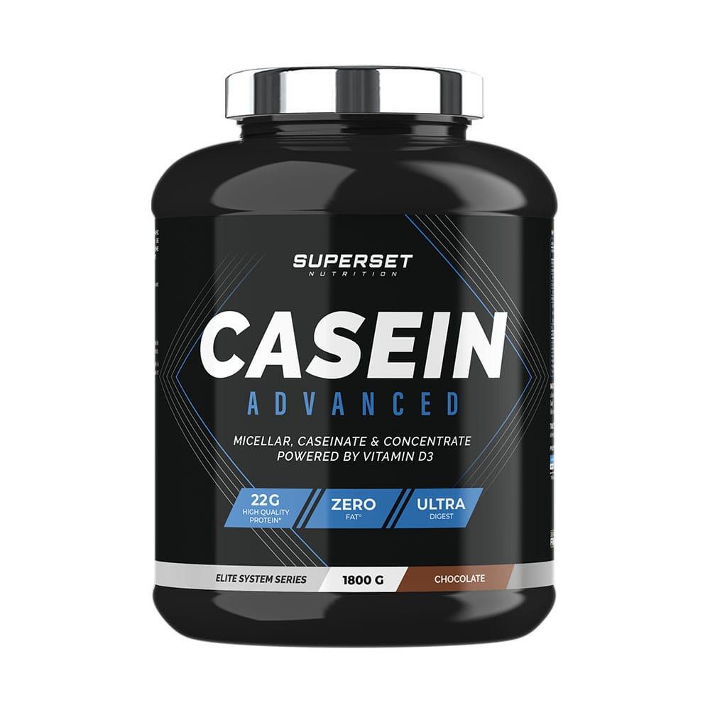 SUPERSET NUTRITION Caseïne - 100% Casein Advanced (1,8kg) - Chocolade