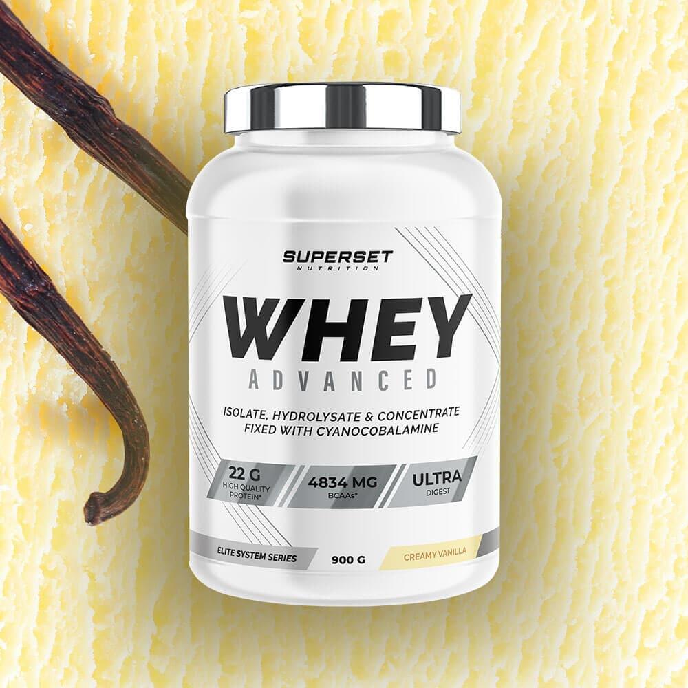 Wei-eiwit - 100% Wei Protein Advanced (900gr) - Romige Vanille 2/6