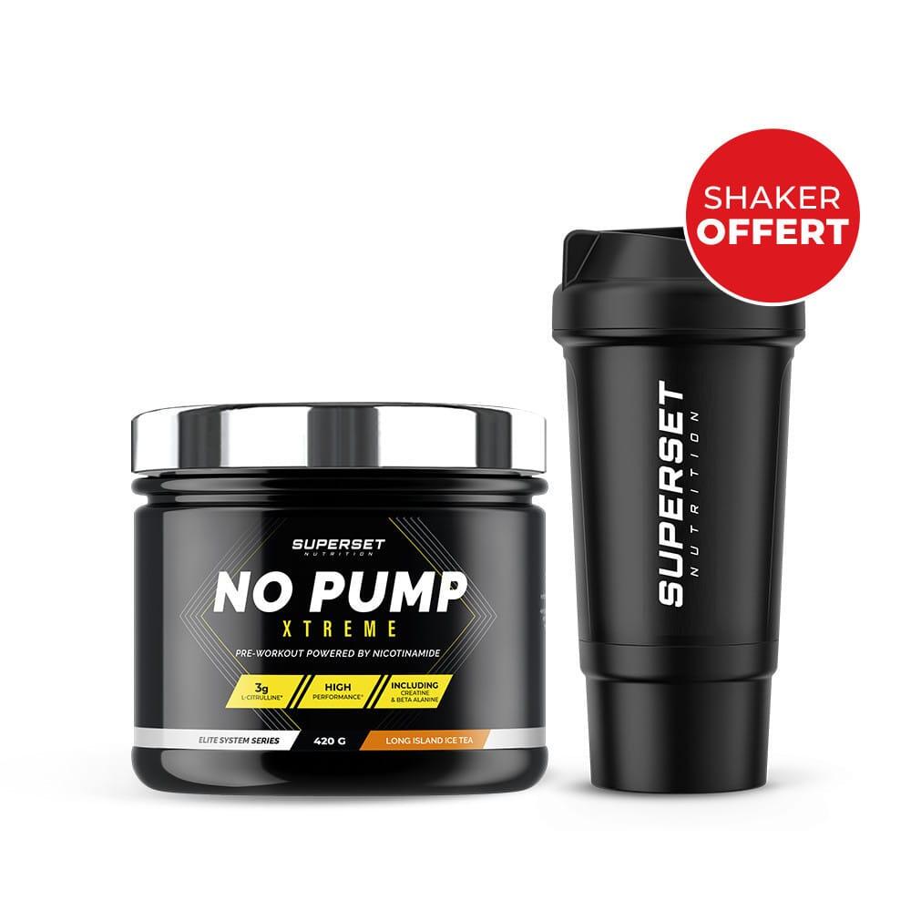 SUPERSET NUTRITION Bundle Mp - No Pump Xtreme (420g) Long Island Icetea - Gratis Shaker
