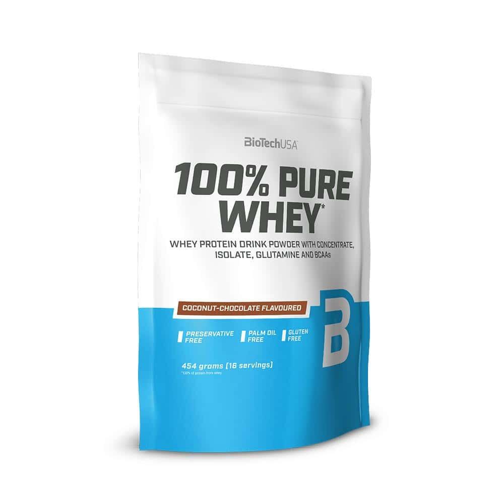 Biotechusa - Whey Protéine | 100% Pure Whey (454g) | Chocolat Noix De Coco - Whey Protéine - 450 G - Decathlon