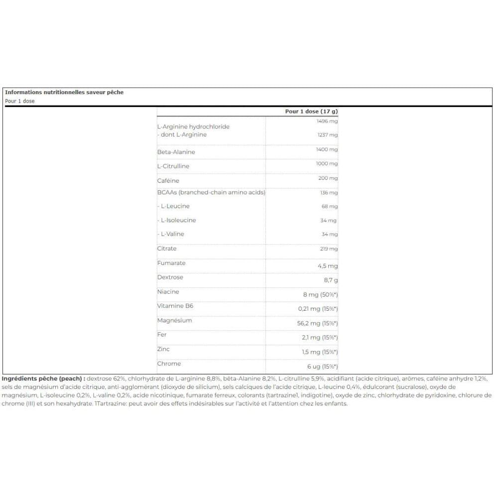 Nitroxtherapie - 340g Peach Biotech USA 2/4